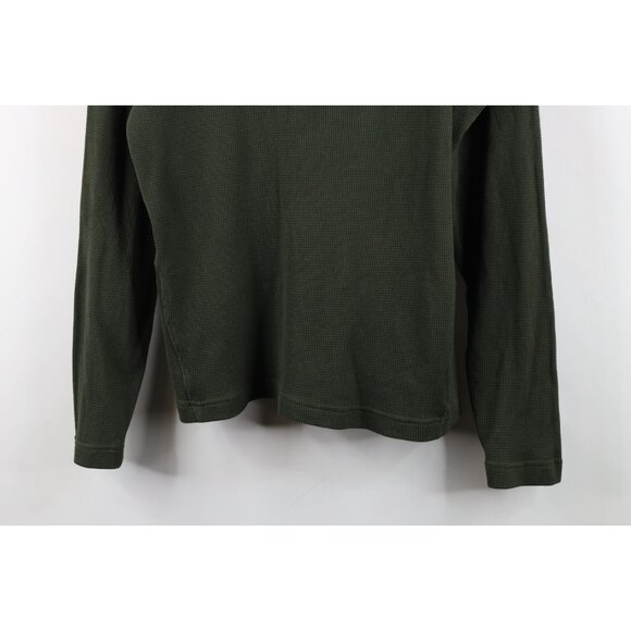 Under Armour Mens Medium Faded Thermal Waffle Knit Long Sleeve Henley T-Shirt - Picture 3 of 12